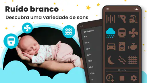 Ruído branco para sono do bebê 1