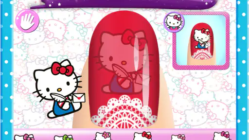 Salão de Beleza Hello Kitty 7