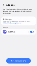 Samsung Internet Browser 6