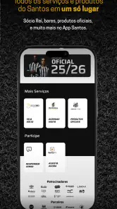Santos FC App screenshot