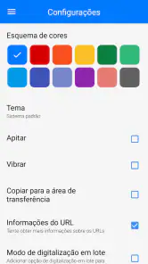 Scanner de QR Código de Barras screenshot