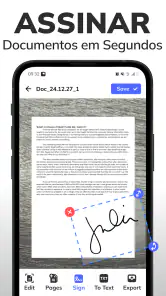Scanner PDF: escaneie e assine screenshot