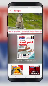 Sciences et Avenir magazine screenshot