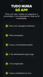 Scout Picks: Aposte com dados screenshot