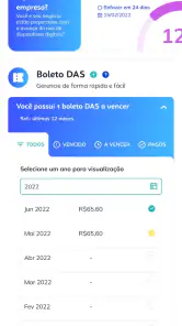 Sebrae screenshot