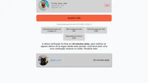 Seguidores & Não Seguidores 7