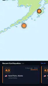 Seismo - Alertas de Terremotos screenshot