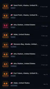 Seismo - Alertas de Terremotos screenshot