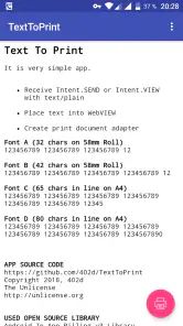 SHARE to PRINT.Intent screenshot