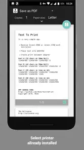 SHARE to PRINT.Intent screenshot