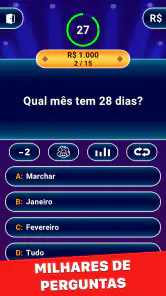 Jogo do Milhão 2026 screenshot