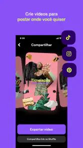 Shuffles do Pinterest screenshot