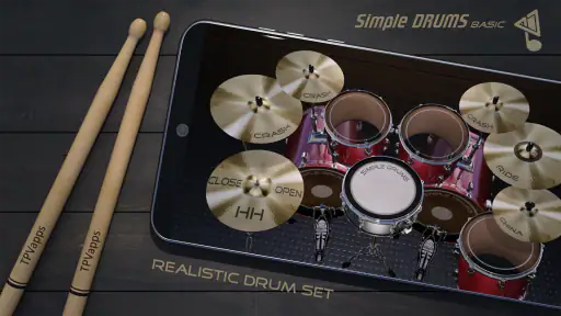 Simple Drums Basic: Bateria 3D 1