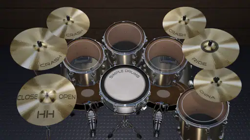 Simple Drums Basic: Bateria 3D 6