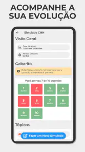 Simulado CNH e Detran 2025 screenshot