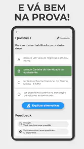 Simulado CNH e Detran 2025 screenshot