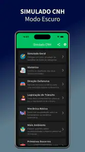 Simulado CNH: Prova 2026 screenshot
