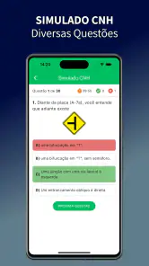 Simulado CNH: Prova 2026 screenshot
