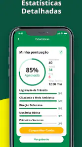 Simulado Detran Brasil 2026 screenshot