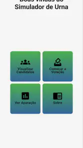 Simulador de Urna Eletrônica screenshot