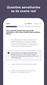 Simulados CPA-10 CPA-20 e CEA screenshot