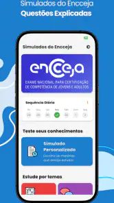 Simulados do Encceja 2026 screenshot