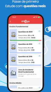 Simulados do Encceja 2026 screenshot