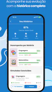 Simulados do Encceja 2026 screenshot