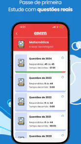 Simulados do Enem 2026 screenshot