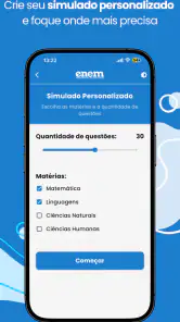 Simulados do Enem 2026 screenshot