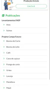 Sistema FAEP (Paraná) screenshot
