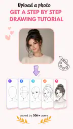 Sketch Steps: AI Loomis Draw 1