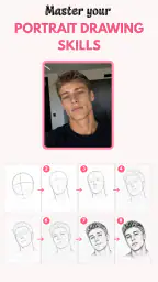 Sketch Steps: AI Loomis Draw 7