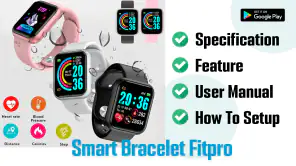 Smart Bracelet Fitpro App Hint screenshot