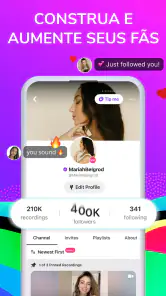 Smule: Karaoke & Grave Músicas screenshot