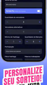 Sorteio de Comentários screenshot