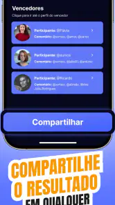Sorteio de Comentários screenshot