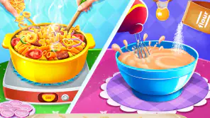 sorvete cone Bolinho cozimento screenshot