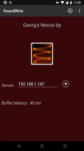 SoundWire Full-Audio Streaming screenshot
