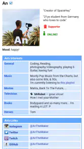 SpaceHey Mobile – Retro social screenshot