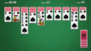 Spider Solitaire screenshot