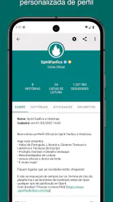 Spirit Fanfics e Histórias screenshot
