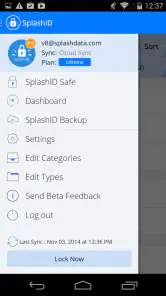 SplashID Password Manager screenshot