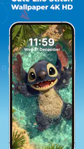 Stitch 4K Live Wallpaper Lilo screenshot