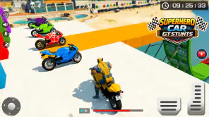 Superhero Car Stunt Mega Ramps screenshot