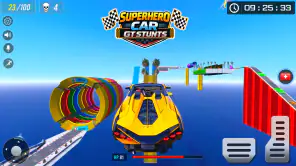 Superhero Car Stunt Mega Ramps screenshot