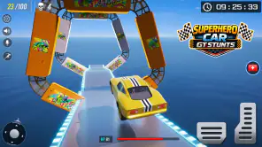 Superhero Car Stunt Mega Ramps screenshot