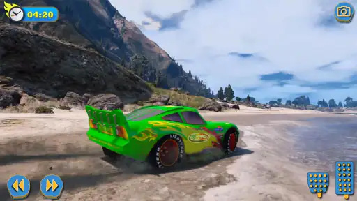 Superhero cars racing 7
