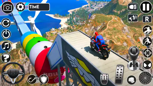 Superhero Tricky Bike Stunt 3