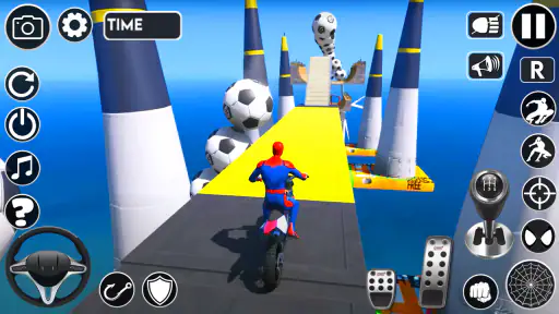 Superhero Tricky Bike Stunt 5